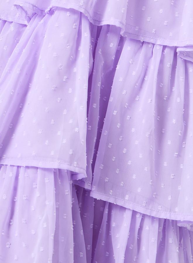 ستايلي فستان دوبي متعدد الطبقات بلا أكمام - Image 2